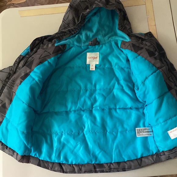 Cat & Jack fleece lined 3 in 1 jacket - Picture 5 of 9